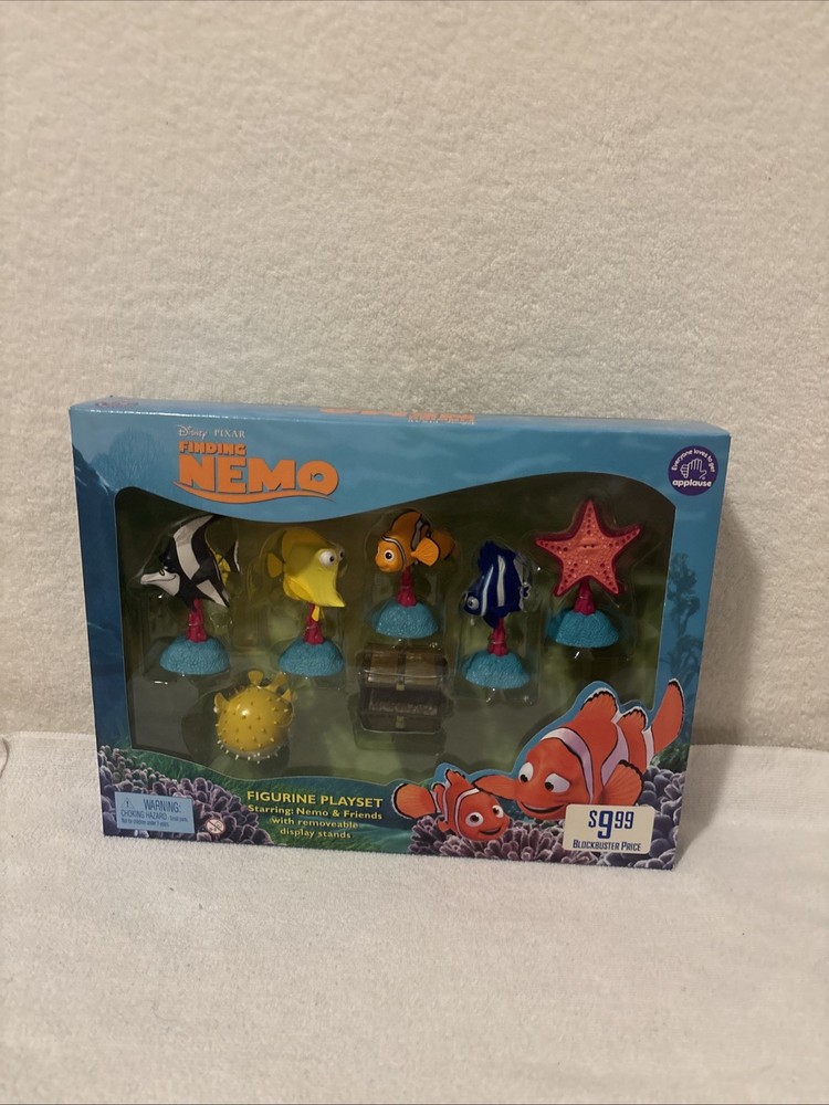 Disney Pixar Finding Nemo Figurine Playset Applause 63398 NEW SEALED