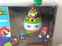 *FREE SHIP* 2.5″ BOWSER JR CLOWN CAR Super Mario World of Nintendo ~RARE~