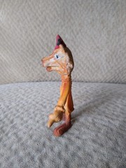 VINTAGE 1960’S BENDABLE ROBIN HOOD WOLF 3.5″ FIGURINE HONG KONG BENDY BENDIE