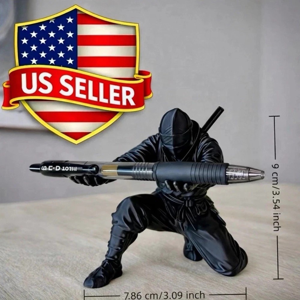 (9*7.8cm) 3D Printed Cool Organizer Ninja Pen Holder Miniature Pen Stand