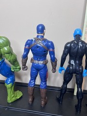 Lot of 7 Marvel Action Figures, Large, approx. 12″ Pre Owned No Accessories