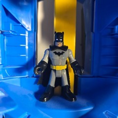 2017 Mattel Batman Blue Robotic Suit Imaginext 30 In Tall
