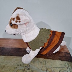 VTG Wishbone Robin Hood Plush Dog 1996 Big Feasts! Jack Russell Terrier PBS
