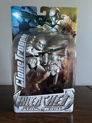 Hasbro Star Wars Unleashed Clone Trooper (White) Action Figure 2003