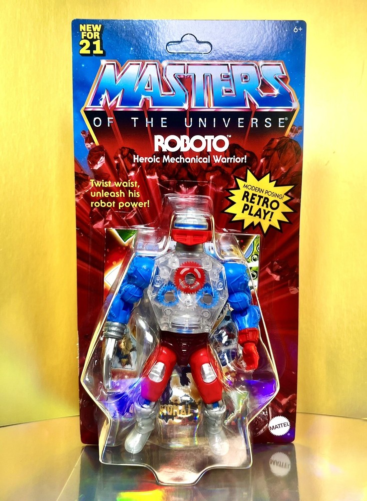 2021 Mattel – Masters of the Universe Origins 5.5” Action Figure: ROBOTO