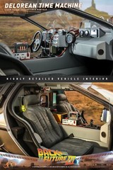 Hot Toys Delorean Back To The Future 3 III Time Machine 1/6 Scale Vehicle