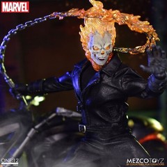 Mezco Toyz One:12 In StockMarvel Ghost Rider And Hell Cycle 1/12 Action Figure