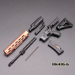 Soldier Accessories 1:6 Scale Plastic Assault Rifle Weapon Gun Fit 12” Figure