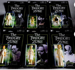 The Twilight Zone Glow in the Dark Action Figure Set of 6 Tina Gremlin Kanamit