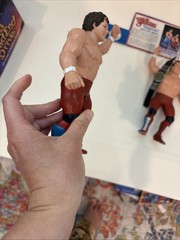 Vintage LJN WWF Superstars 1986 British Bulldogs w/ Bio Card!