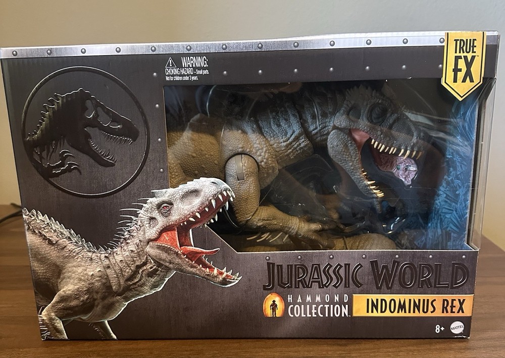 Indominus Rex Figure Jurassic World Hammond Collection In-Hand Clean Box