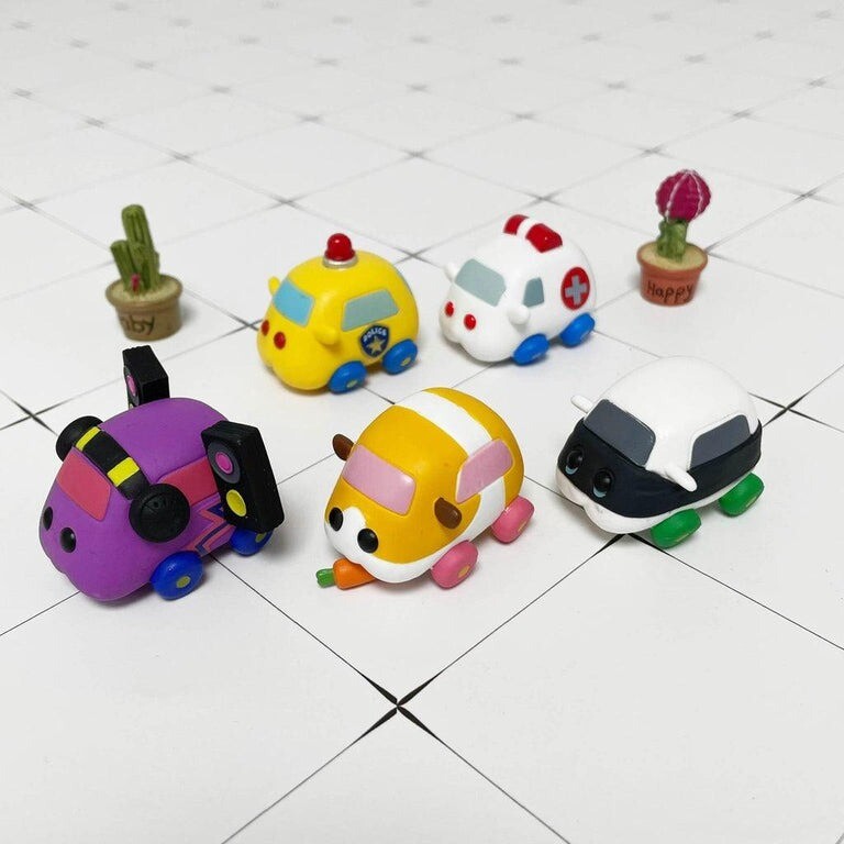 PUIPUI Molcar Narabundesu All 5 Types Full Comp Gacha Capsule Toy Mini figure