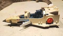 💥 1986 Coleco Starcom STARMAX BOMBER Vehicle Spaceship Not Complete PARTS Loose