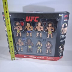 PMI UFC Collectible Fights Octagon Fighters Collectible Fights Figurines Set NEW