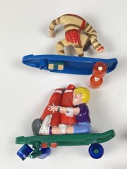 Skateboard Smack Ups LOT (5) 1986 Vtg Playtime Figures Garbage Pail Kids clone