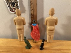 Egyptian Mummy King Tut NEFERTITI Cleopatra Pyramid Sphinx Tomb Artifact Figures