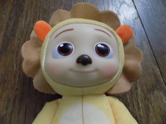 Cocomelon JJ Lion Cub 8″ Yellow Plush Doll SO SOFT Toy w/ Plastic Face Cute!