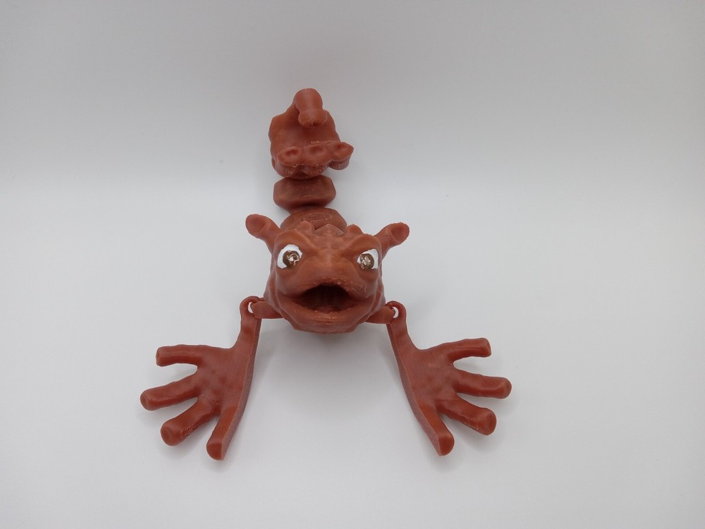 retro pukamarin space creature figure from flight of the navigator 1986 movie
