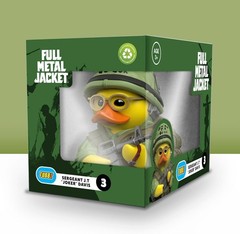 TUBBZ Boxed: Full Metal Jacket SGT JT Davis Cosplay Rubber Duck Vinyl Figure NEW