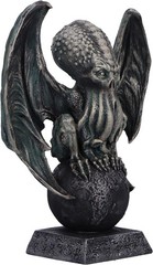 Nemesis Now Reign of Cthulhu on Ball 25cm, Resin, Black, Cast in the Finest Resi