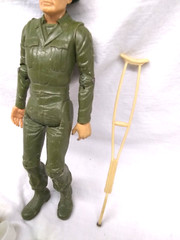 1965 Louis Marx Toys Soldier Moving Arms Legs Hats Boots Accessories Vintage