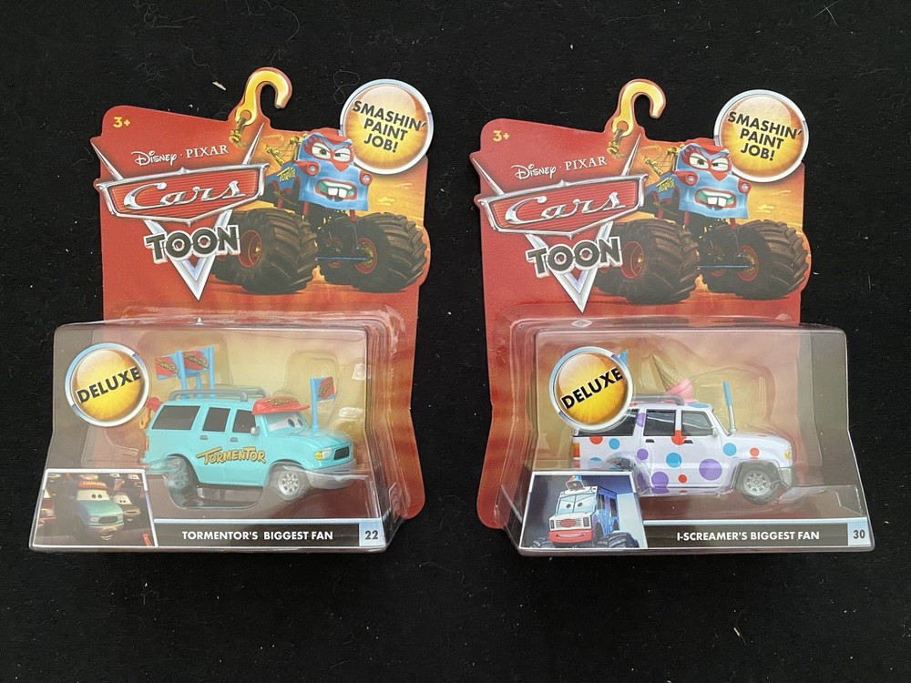 Disney Pixar Cars Toons: Deluxe Tormentor’s and I-Screamer’s Biggest Fans Mint