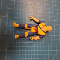 Vintage Action Figures Lot 6 Assorted Toy Soldiers Action Hero Figures