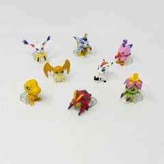 Bandai Digimon Adventure Box – Complete Set of 8 Mini Figures inv:a8