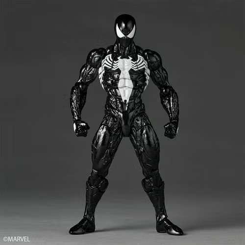 PSL KAIYODO Revoltech Amazing Yamaguchi Symbiote Spider-Man Black Figure PRE