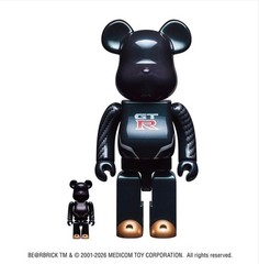 BE@RBRICK NISSAN GT-R 100% and 400% MEDICOM TOY Limited Edition Japan New F/S