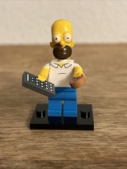 Homer Simpson The Simpsons Block Mini 2.5” Figure Abs Plastic Toy