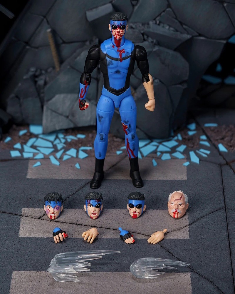 SDCC Jada Toys Invincible Action Figure Blue/Black (Invincible Franchise)