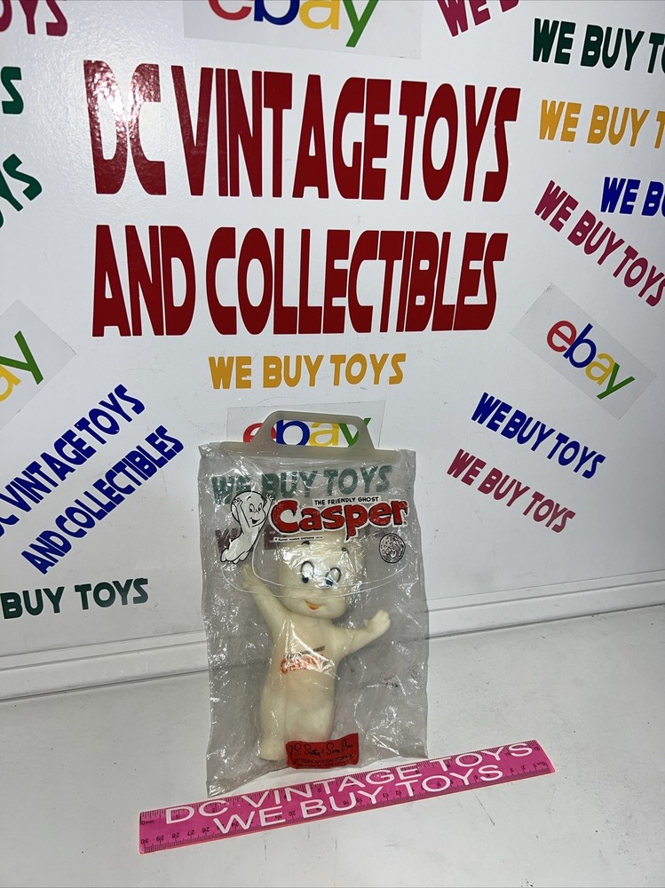 Vintage Dakin Casper The Friendly Ghost – PVC Vinyl Figure 1972 MiB – Very Rare