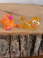 Lost Kitties Mice Mania Series 2 & 3 Cat Figures Lot of 4 Hasbro