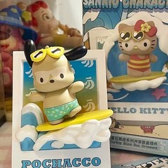 Miniso Sanrio Summer Surf Series Magnetic Fridge Magnet Confirmed Blind Box