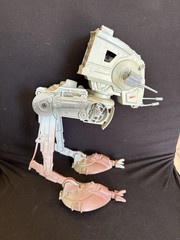 Star Wars AT-ST Imperial Scout Vehicle & Driver Figure Kenner POTF VTG 1995 Toy
