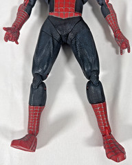 Marvel Spider‑Man 12″ Action Figure 2004 Red Black Fully Jointed Movie Toy VTG
