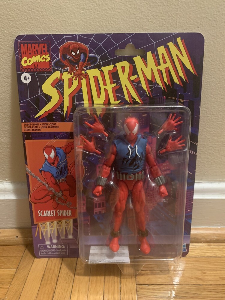 Hasbro Marvel Legends Spider-Man Retro Scarlet Spider NEW IN HAND