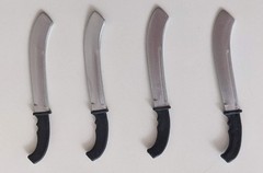 4x GI Joe Classified Zanya CURVED KNIFE MACHETTE Custom Fodder Marvel Legends
