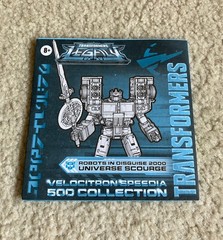 Transformers Legacy Velocitron Leader Scourge complete W/ UPGRADE KITS