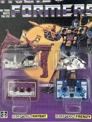 Transformers G1 Reissue Decepticons Ratbat & Blue Frenzy Action Figure Toys NEW