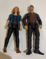 Jurassic Park Legacy Dr. Ian Malcolm 4″ Action Figure Claire FREE SHIP USA