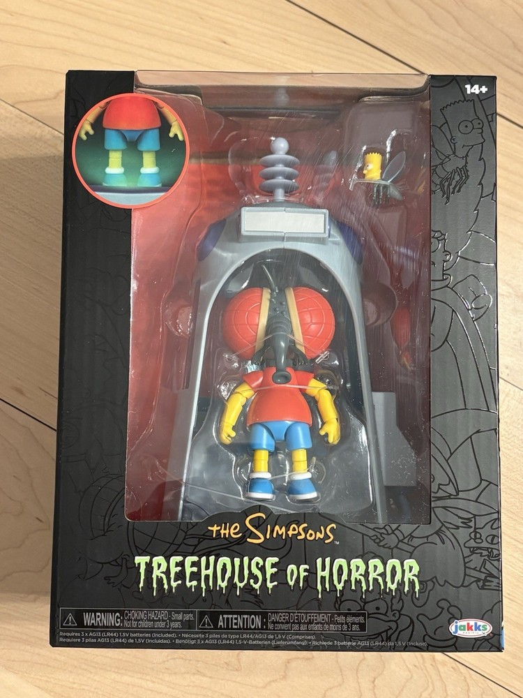 NEW Jakks Pacific Simpsons Treehouse of Horror FLY BOY BART 5” Figure 2025