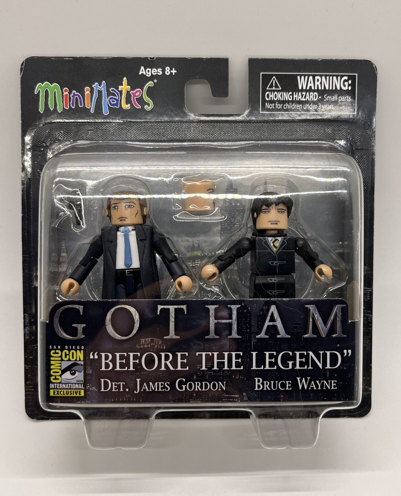 Minimates Gotham James Gordon Bruce Wayne 2 Pack SDCC 2015 Limited Edition