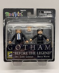 Minimates Gotham James Gordon Bruce Wayne 2 Pack SDCC 2015 Limited Edition