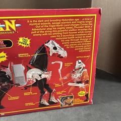 THUNDER BATTLE STALLION CONAN THE ADVENTURER ACTION FIGURE SET HASBRO VINTAGE