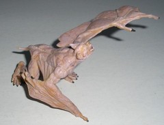 2009 Papo Fantasy World Mutant Monster Human Bat Vampire Figure (#38957) Retired