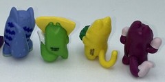 Hasbro Lost Kitties Piano Cat Nap-kin Sketch Brock Oli Felicia Cheesy Lot of 9