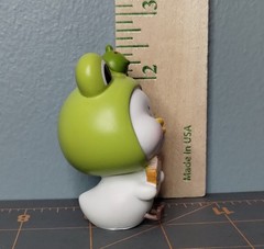 Upset Duck Toast PVC Blind Box Frog Hat 2 1/2″ Tall