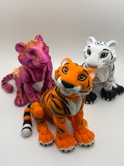 3d printed Tiger Bengal Tiger White Tiger flexible fidget toys WITH BONUS